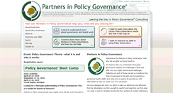 Desktop Screenshot of policygovernanceconsulting.com