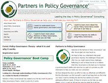 Tablet Screenshot of policygovernanceconsulting.com